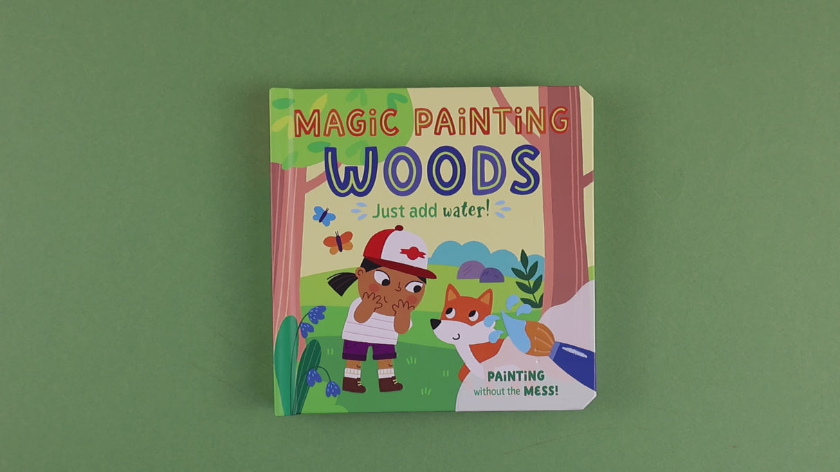 Magic Painting Book – Woods - Mess-Free Water Reveal Board Book