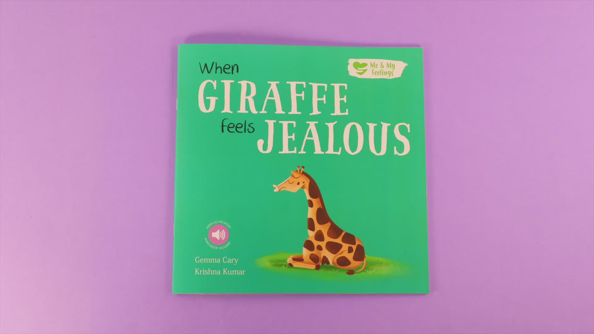 When Giraffe Feels Jealous - Me And My Feelings Children’s Paperback Book