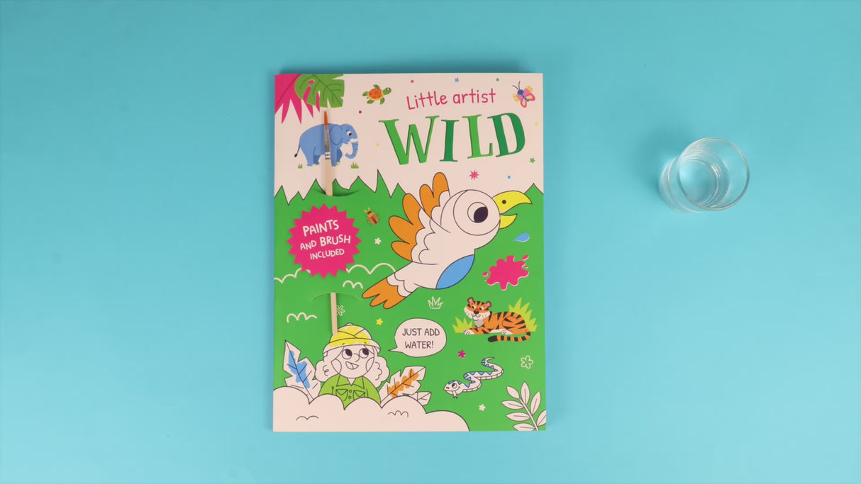 Little Artist Magic Painting Book - Wild