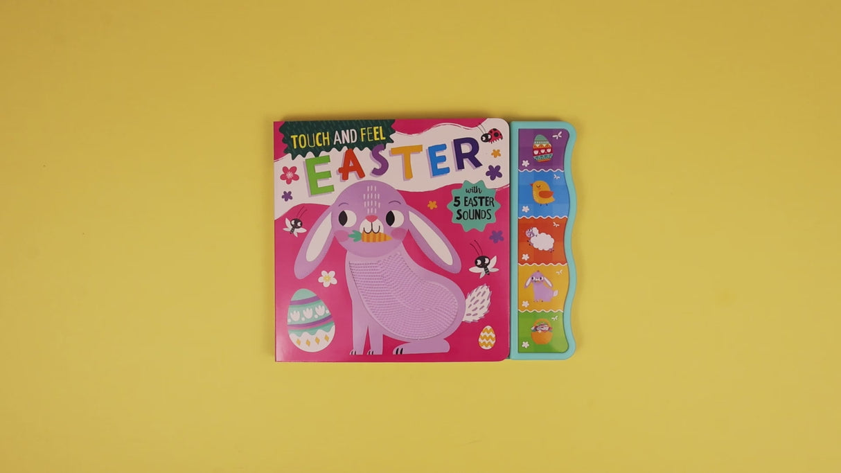 Touch & Feel Easter Silicone Sound Book - 3+