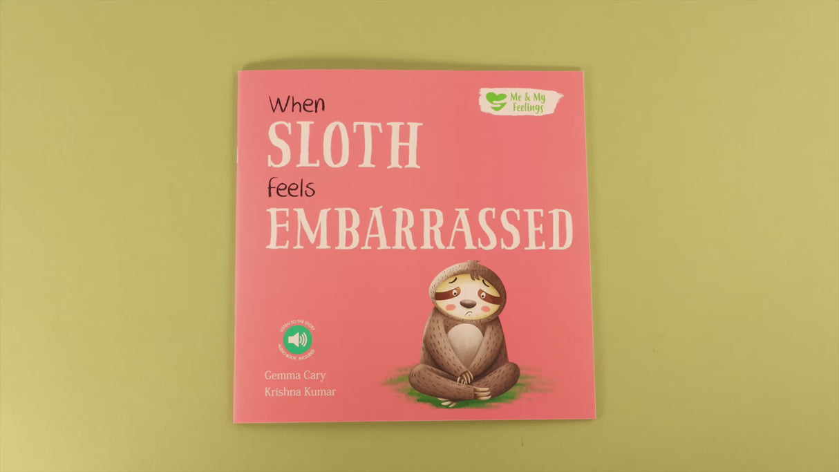 When Sloth Feels Embarrassed - Me And My Feelings Children’s Paperback Book