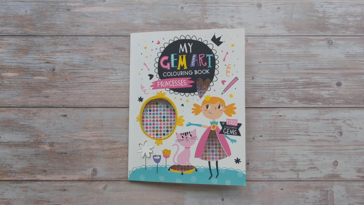 My Gem Art Colouring Book: Princesses - 1000 Colourful Gems for Kids
