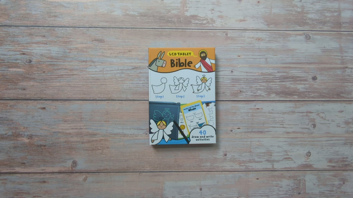 Children's LCD Tablet & Flashcards - Learn To Draw Bible Stories