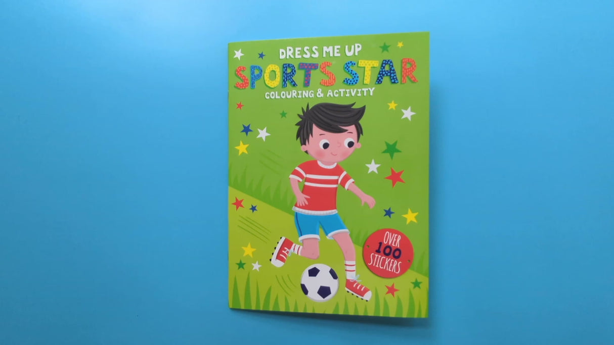 Dress Me Up Colouring & Activity Book - Sports Star