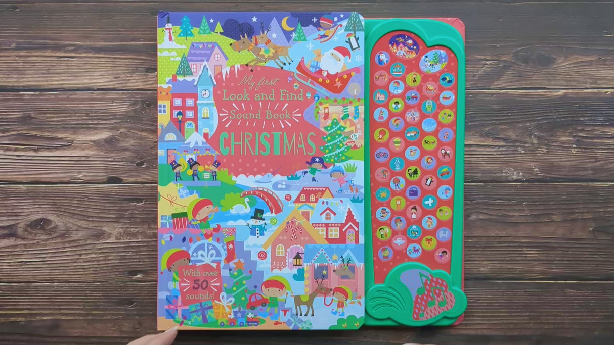 My First Look & Listen Christmas - Interactive 50 Sound Button Book